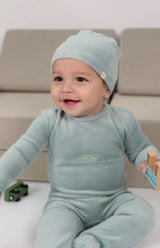 Three Little Tots Rocking Horse Stretch Onesie