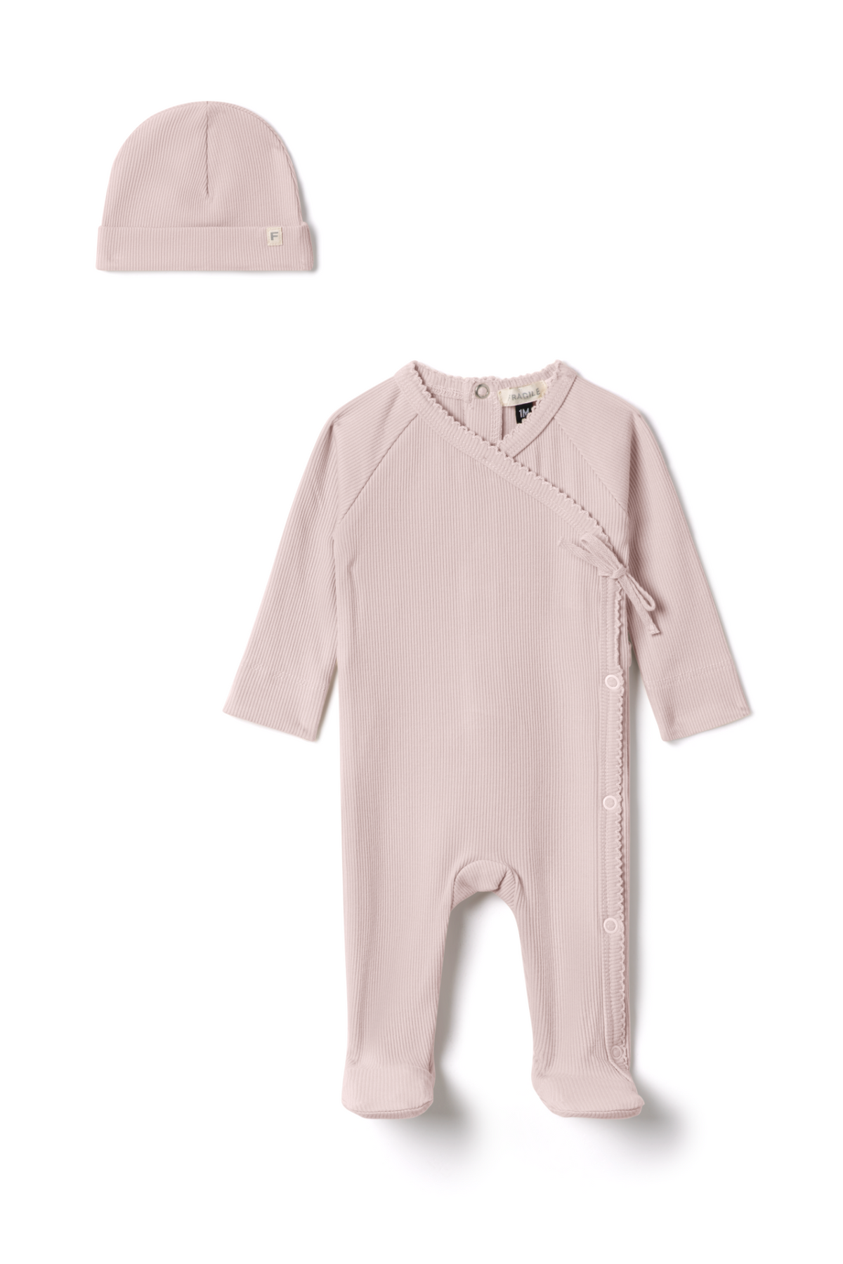 Three Little Tots Ribbed Onesie