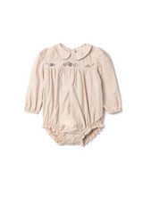 Floral Embroidered Bubble