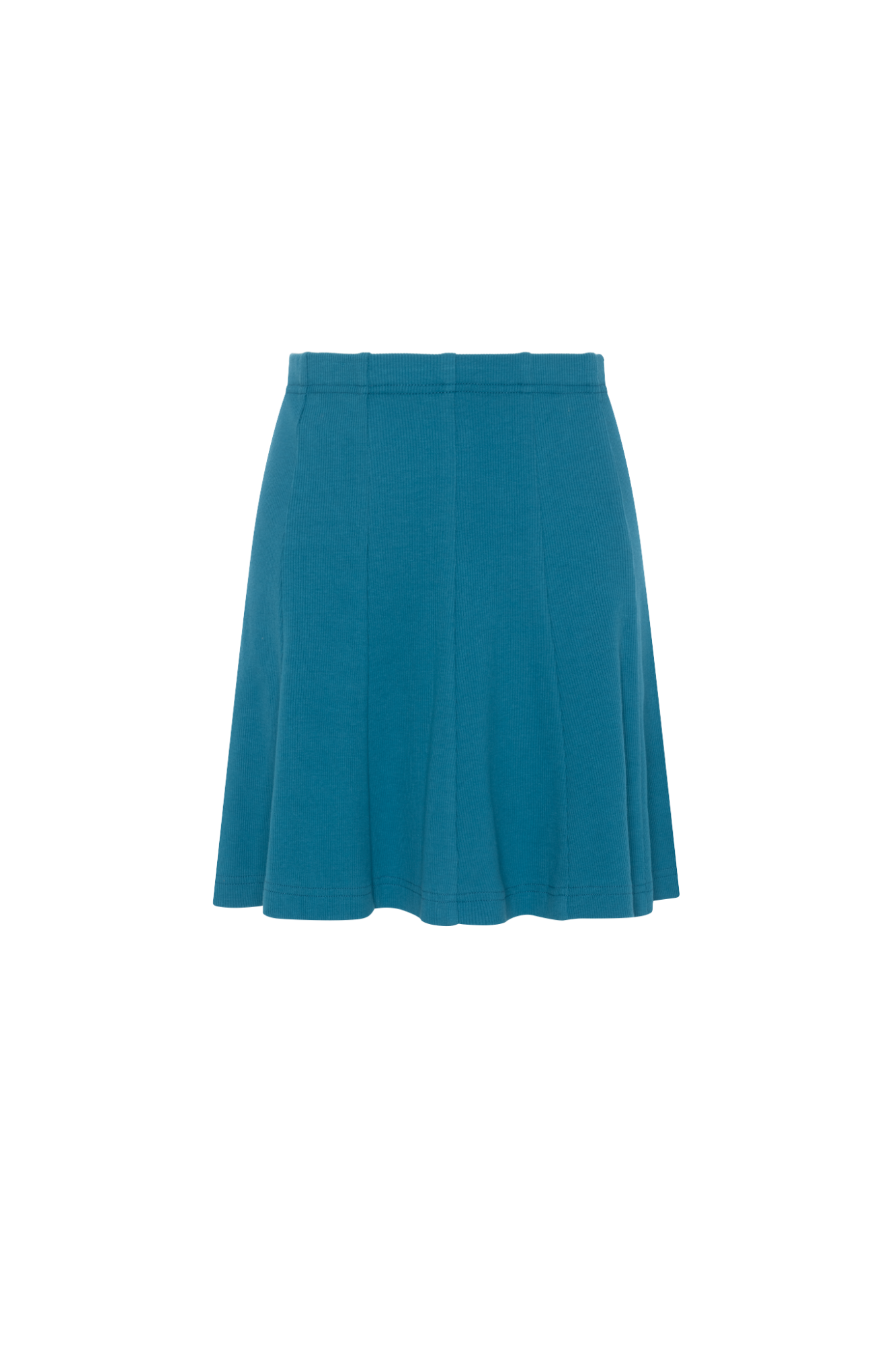 Three Little Tots Ribbed Panel Skirt, in Bluejay
