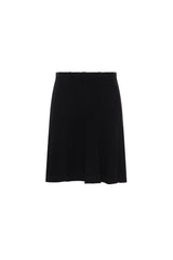 Three Little Tots Ribbed Panel Skirt, in Black