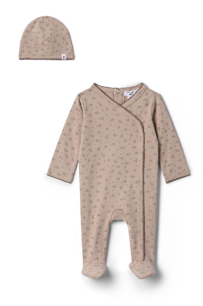 Cotton Floral Onesie