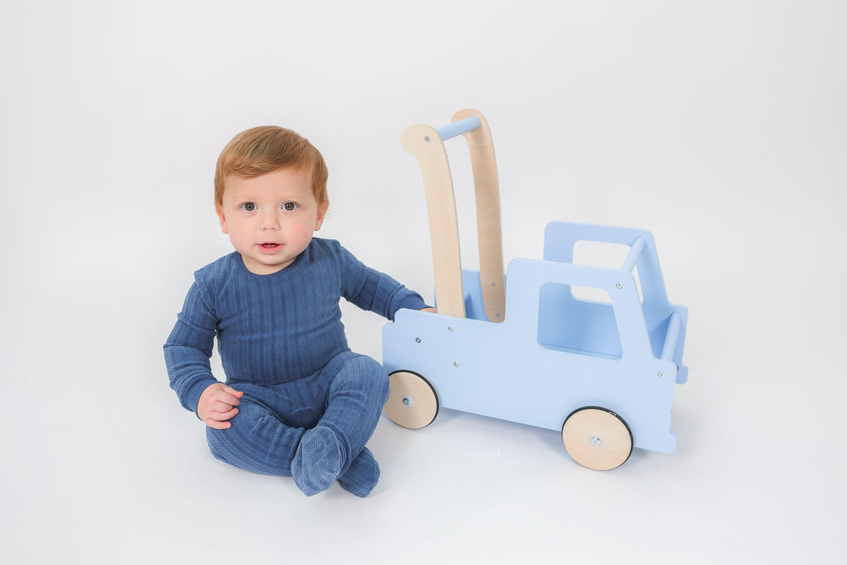 Three Little Tots Braided Velour Onesie, additional product photo