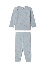 Three Little Tots Sprinkle Stars Print Set, in Blue Mist