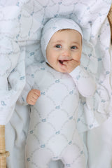 Three Little Tots Rocking Horse Print Onesie