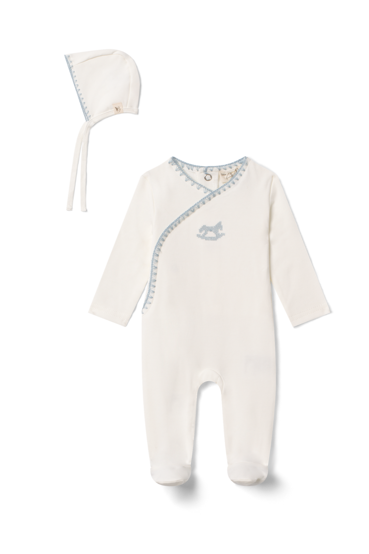 Three Little Tots Embroidered Onesie