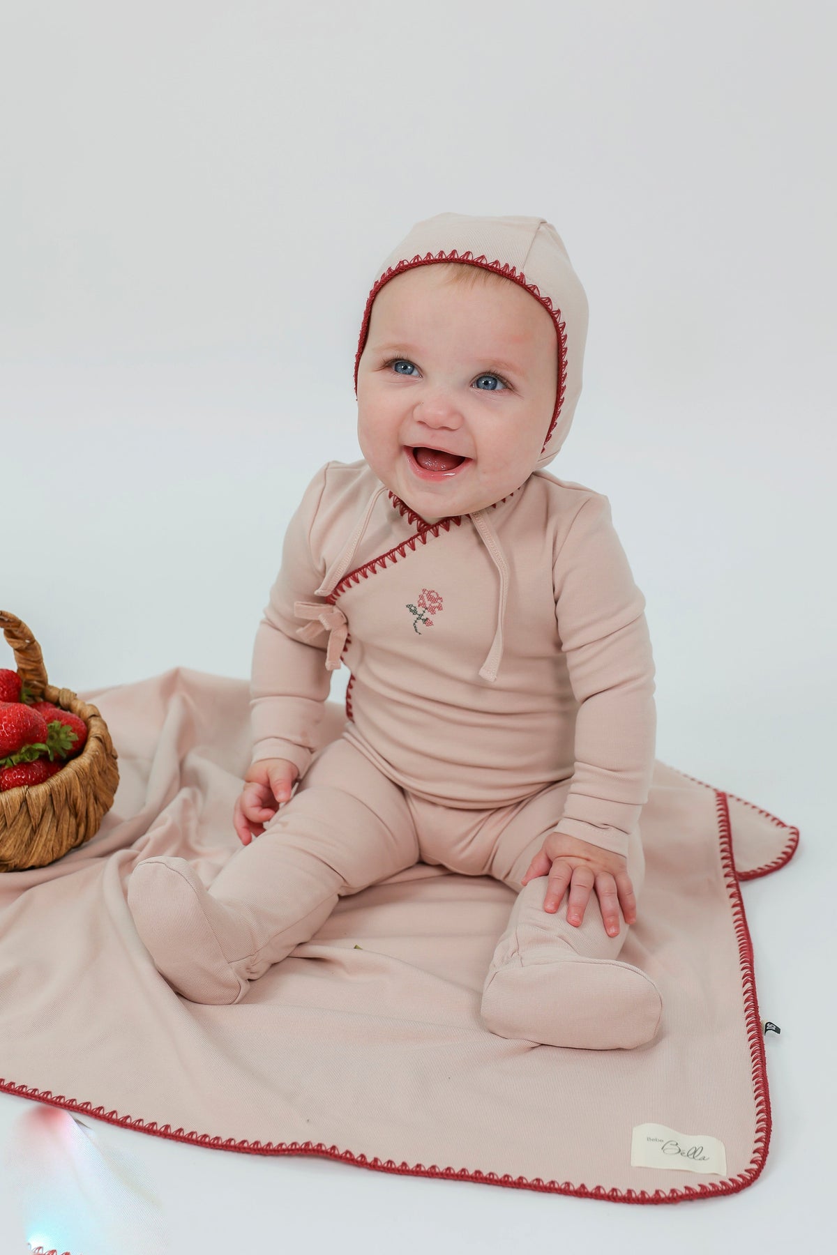 Three Little Tots Embroidered Onesie, additional product photo