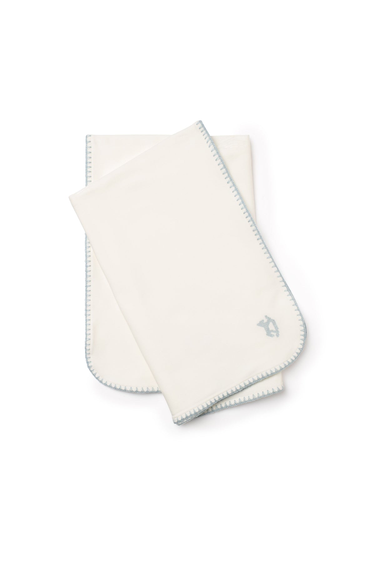 Three Little Tots Embroidered Blanket, in Cream