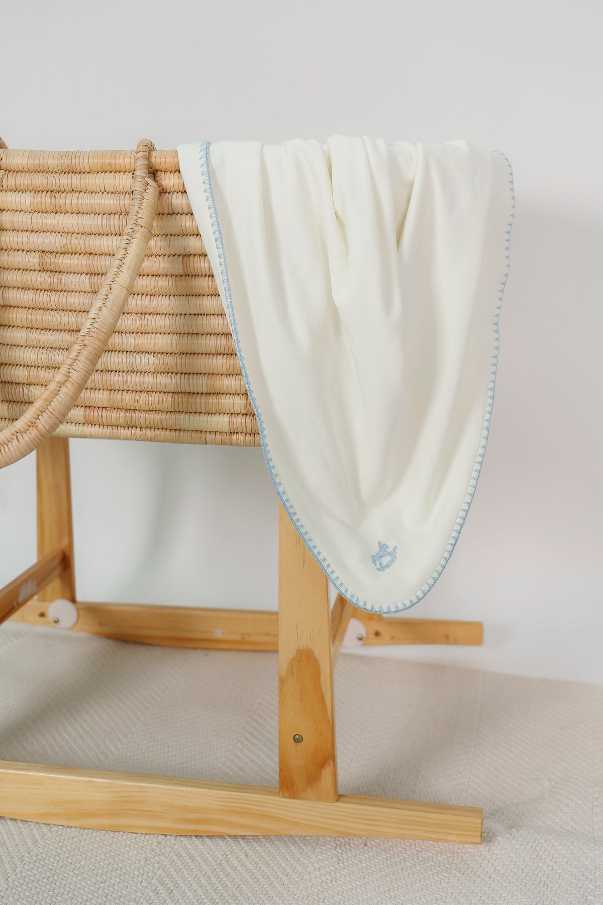 Three Little Tots Embroidered Blanket, additional product photo