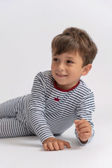 Three Little Tots Striped Pointelle 2Pc Set