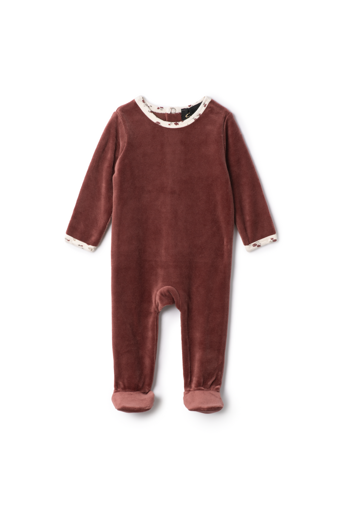 Velour Printed Onesie