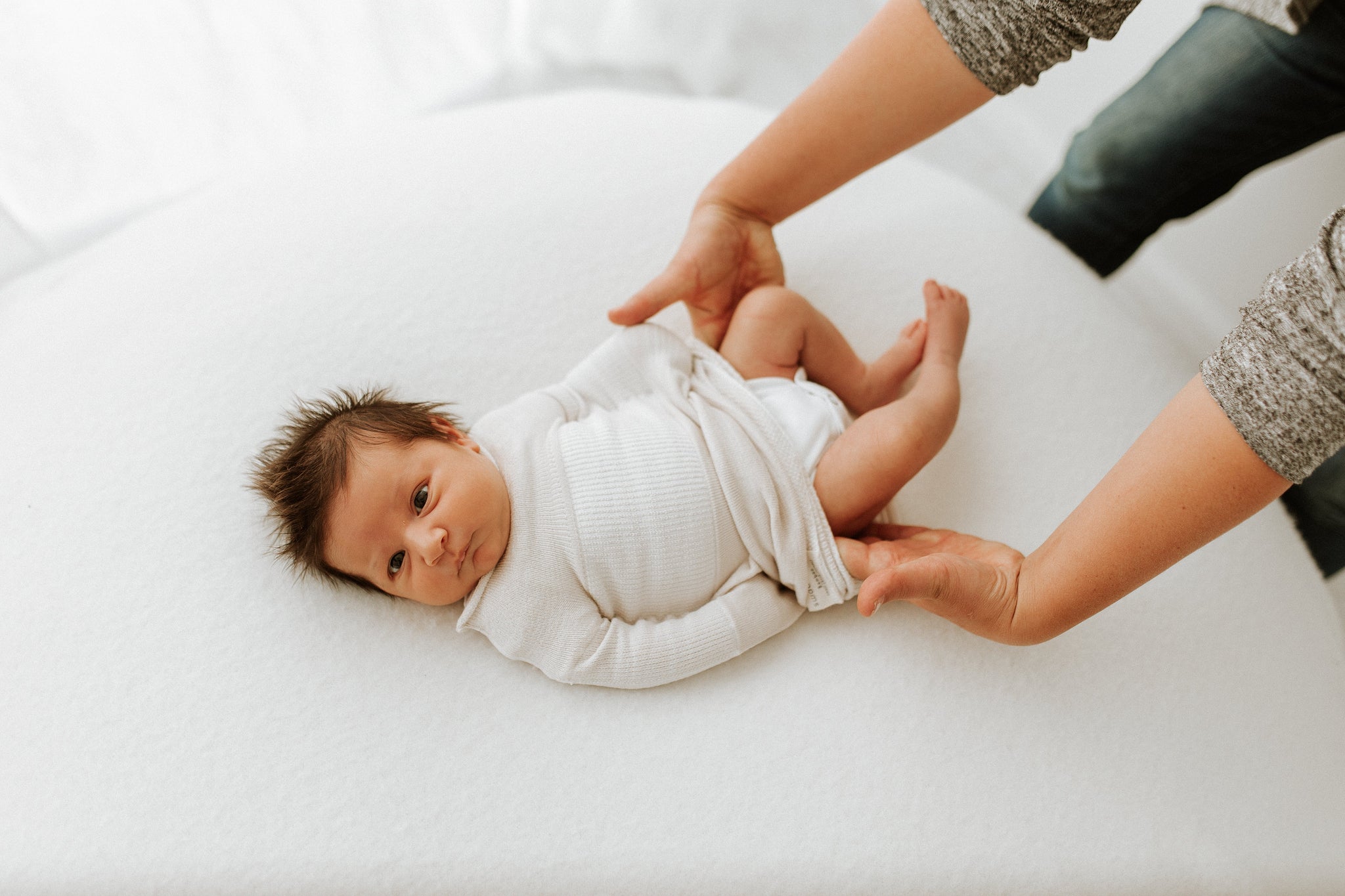 Bamboo Blend Beige Swaddle Sleep Sack