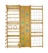 Three Little Tots Walnut Swedish Ladder Jungle Gym - 95 Height - Wall Mounted, fifth additional photo
