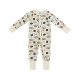 S'more to Love (Convertible Zip Footies) - Blue