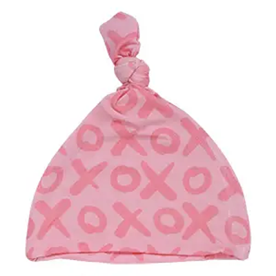 XOXO Valentine's Knotted Hat