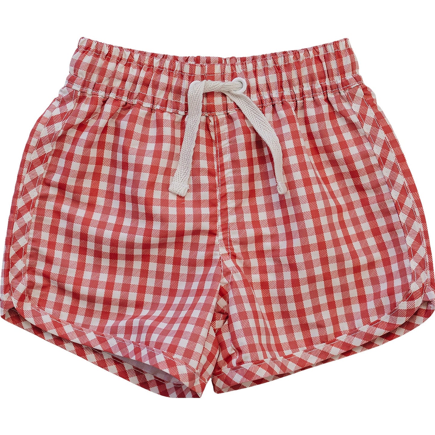 Three Little Tots Gingham Swim Shorts