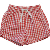 Three Little Tots Gingham Swim Shorts