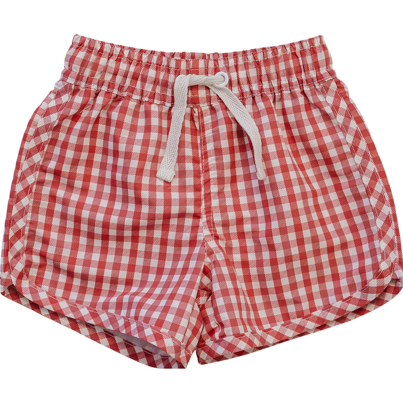 Three Little Tots Gingham Swim Shorts