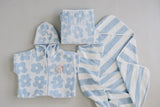 Coastal Floral Hooded Towel