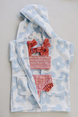 Gingham Ruched Bikini Set