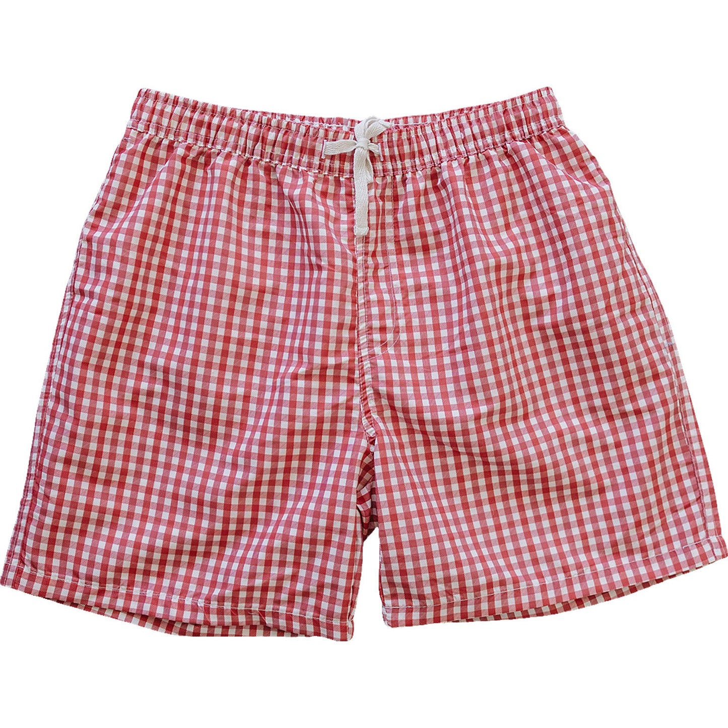 Three Little Tots Gingham Adult Men's Swim Shorts