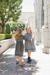 Three Little Tots Tulip Smocked Peter Pan Collar Dress, additional view