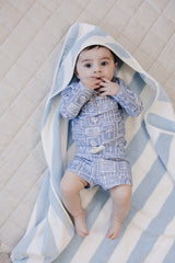Seaside Stripe Hooded Towel