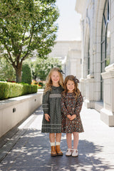 Three Little Tots Tulip Smocked Peter Pan Collar Dress, extra product detail