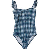Three Little Tots Navy Gingham Women's One-Piece