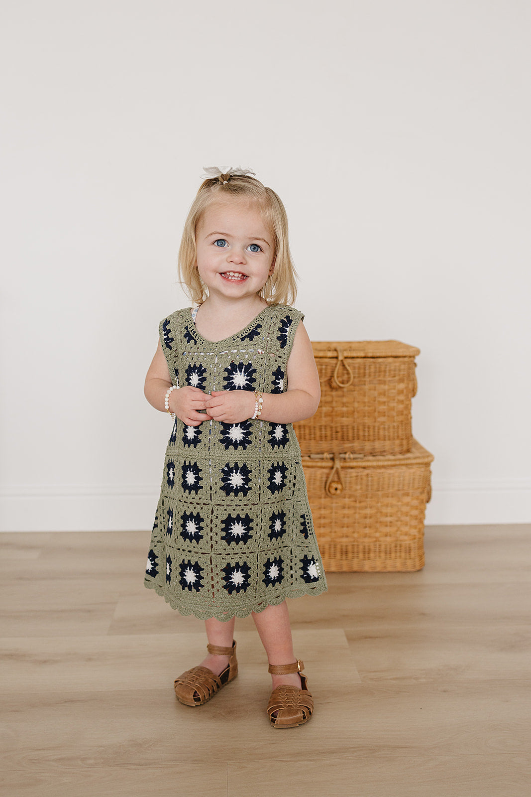 Three Little Tots Crochet Cover Up Dress, extra product detail