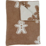Gingerbread Plush Blanket