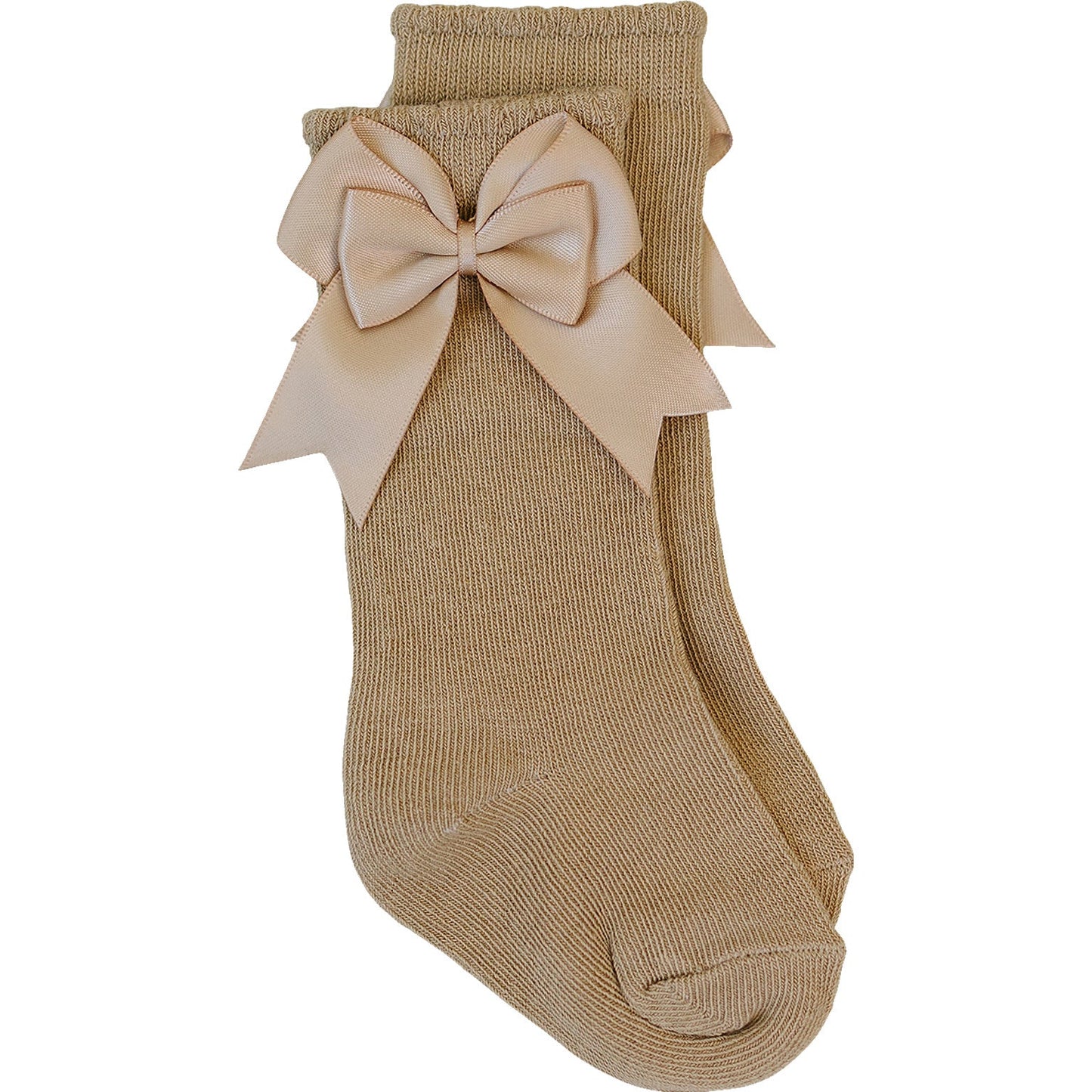 Three Little Tots Mebie High Rise Bow Socks, another angle