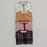 Christmas Plaid Bamboo Zipper