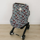 Americana Floral Ribbed Bamboo Multi-Use Cover