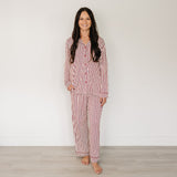 Adult Red Stripes Lounge Set