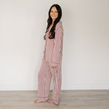 Adult Red Stripes Lounge Set