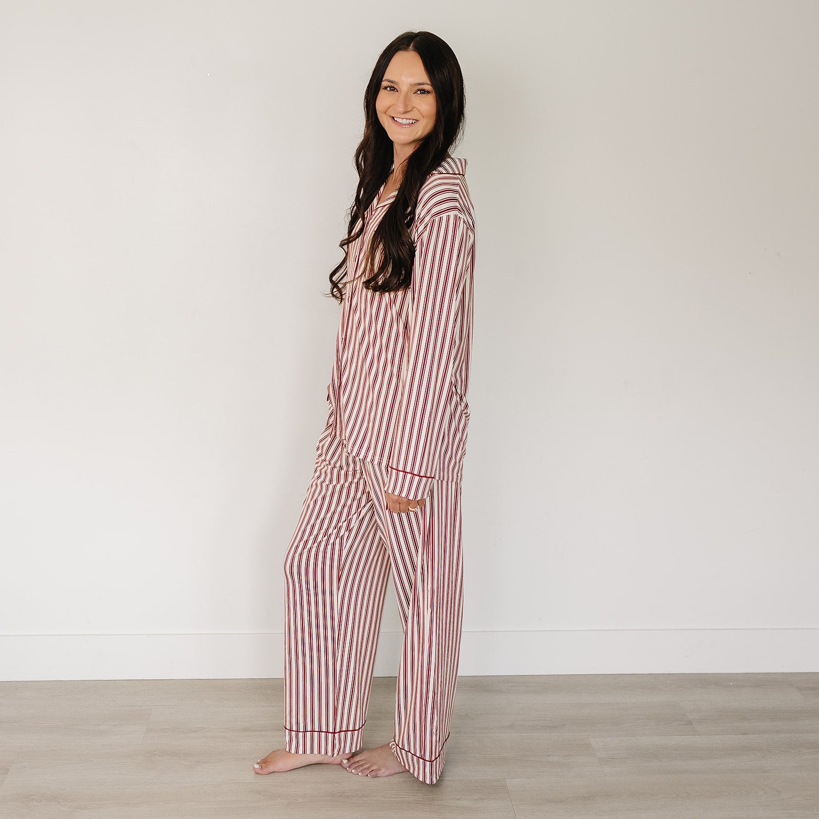 Adult Red Stripes Lounge Set