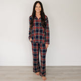 Adult Christmas Plaid Pajama Set