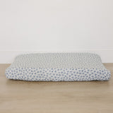 Blue Blossom Muslin Changing Pad Cover