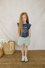 Three Little Tots Born to Bloom Ruffle Tee, additional view