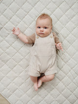 Three Little Tots Tan Ribbed Bodysuit, additional product photo