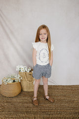 Three Little Tots Be The Light Ruffle Tee, additional view