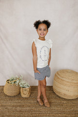 Three Little Tots Be The Light Ruffle Tee, additional product photo