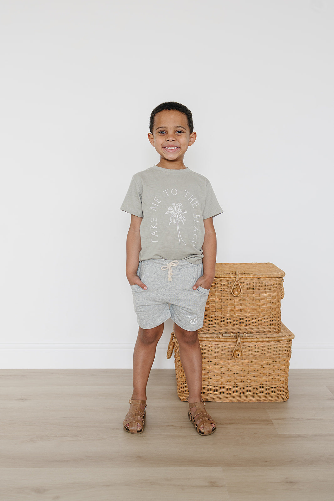 Three Little Tots Take Me To The Beach Tee, additional product photo