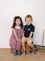 Navy Flag Polo