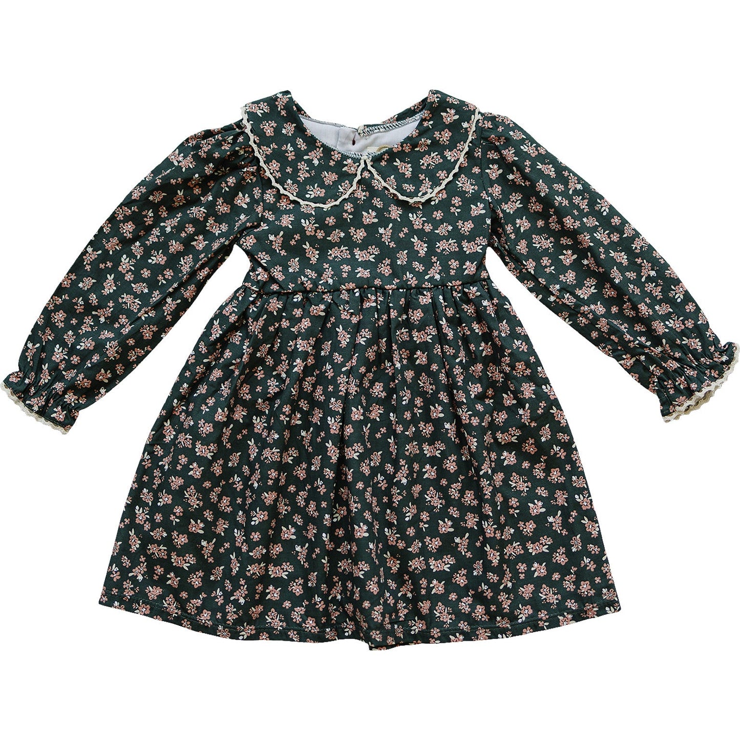 Three Little Tots Olive Bloom Dress
