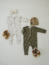 Nashville Long Sleeve Button Romper