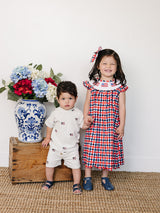 Flag Button Short Set