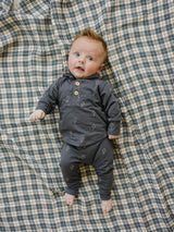 Three Little Tots Lightning Bolt Hooded Set, alternate angle