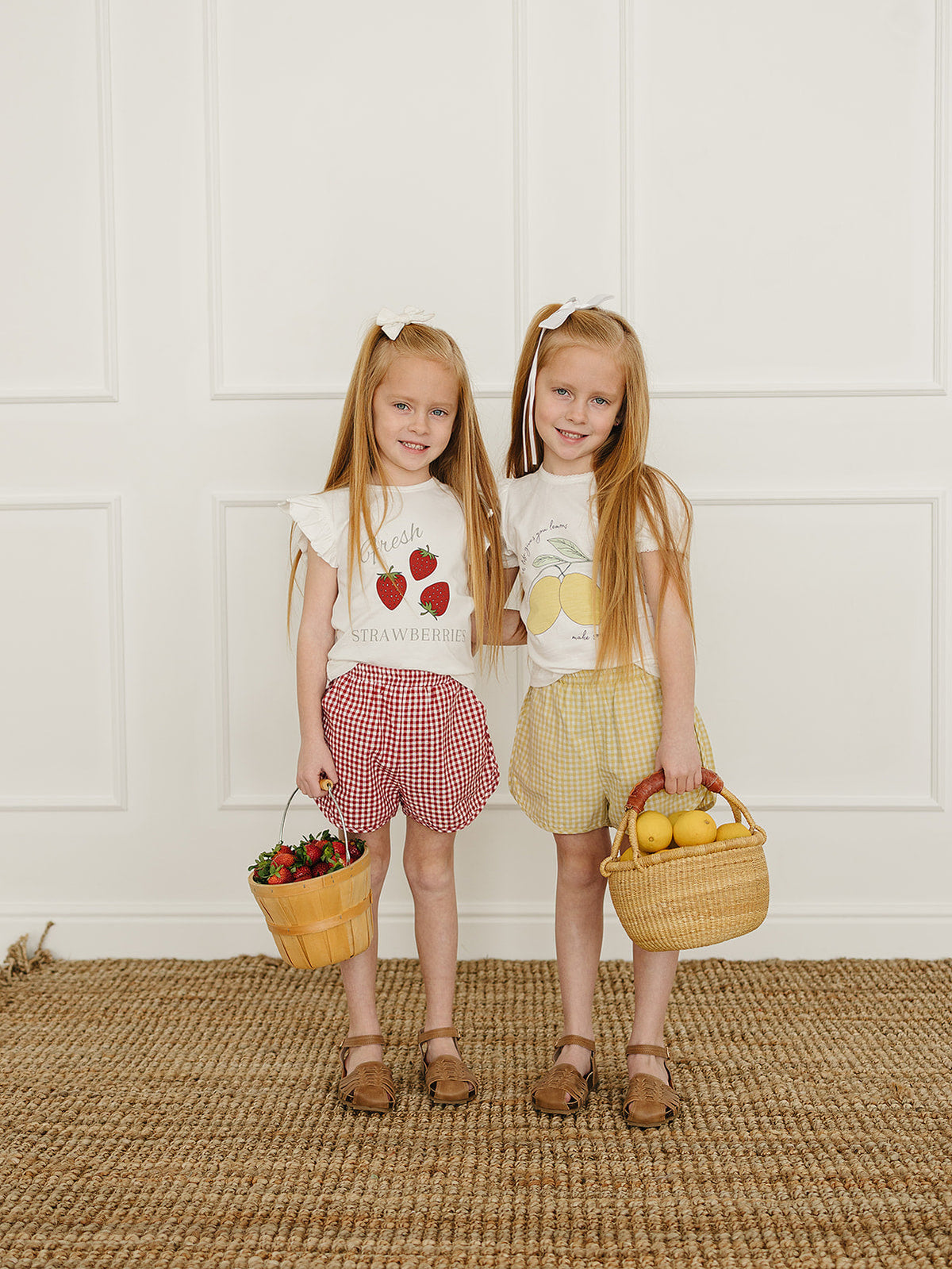 Three Little Tots Strawberry Ruffle Tee, additional view